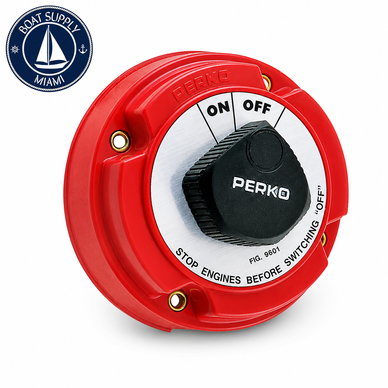 Perko 9601DP Main Disconnect Battery Switch | Interruptor Principal de Desconexión de Batería Perko 9601DP