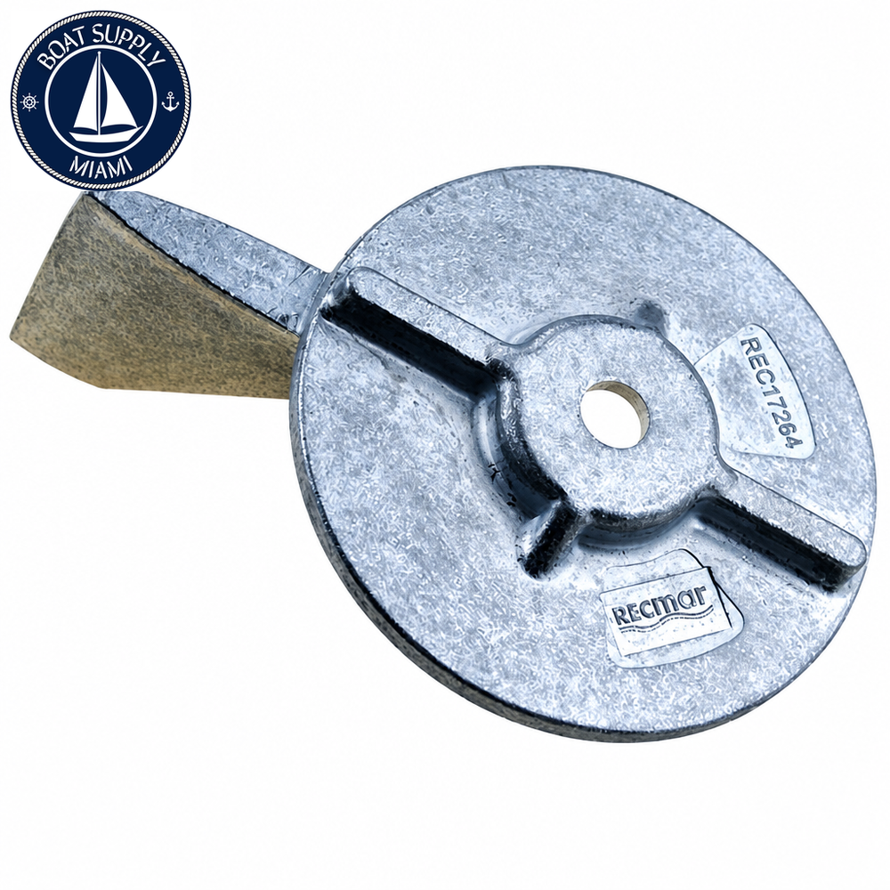Recmar REC17264T2 marine anode - Boat Supply Miami - clean product image