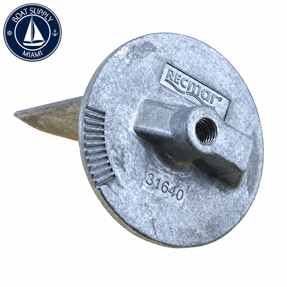 Recmar REC31640Q4 marine anode - Boat Supply Miami - clean product image