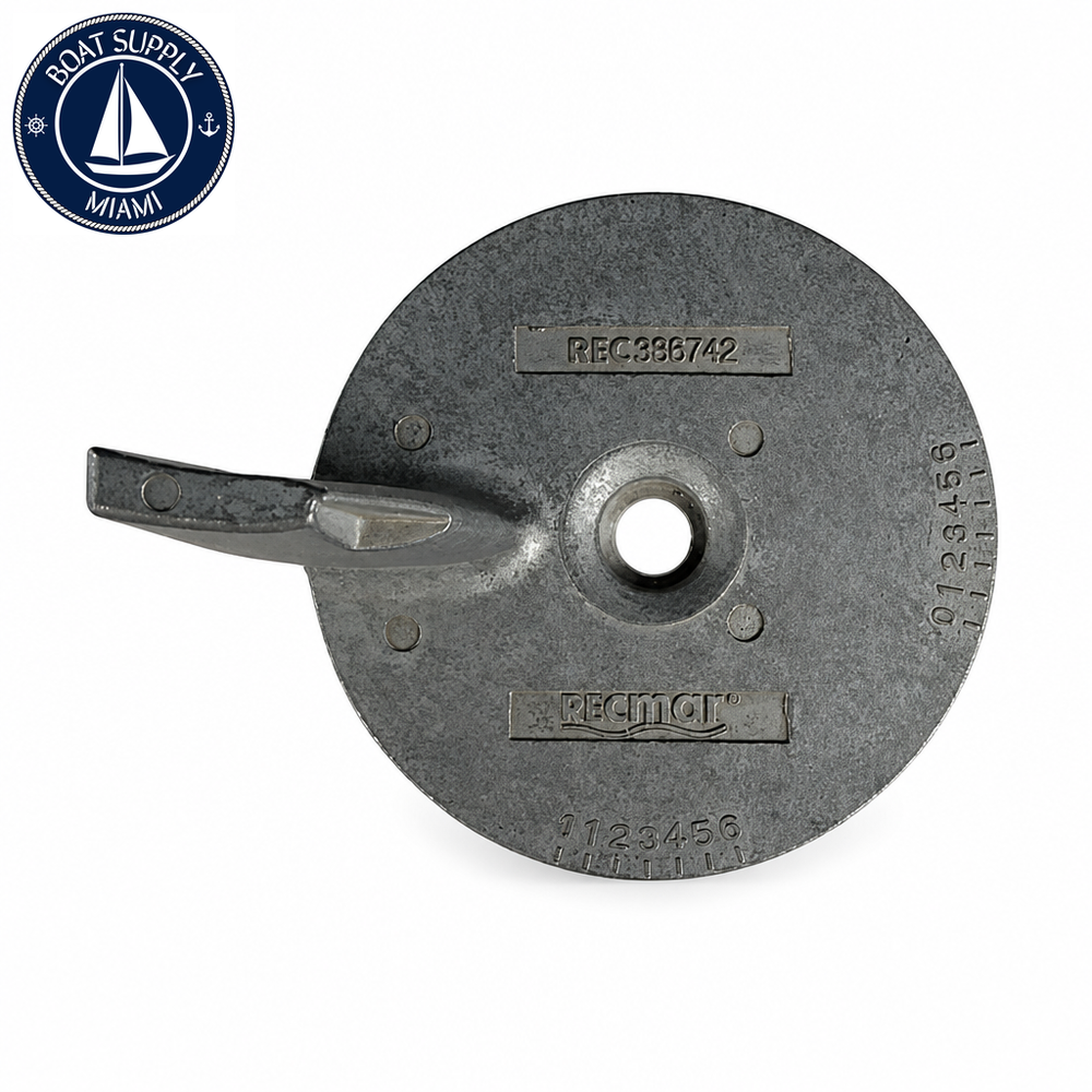 Recmar REC338742 marine anode - Boat Supply Miami - clean product image