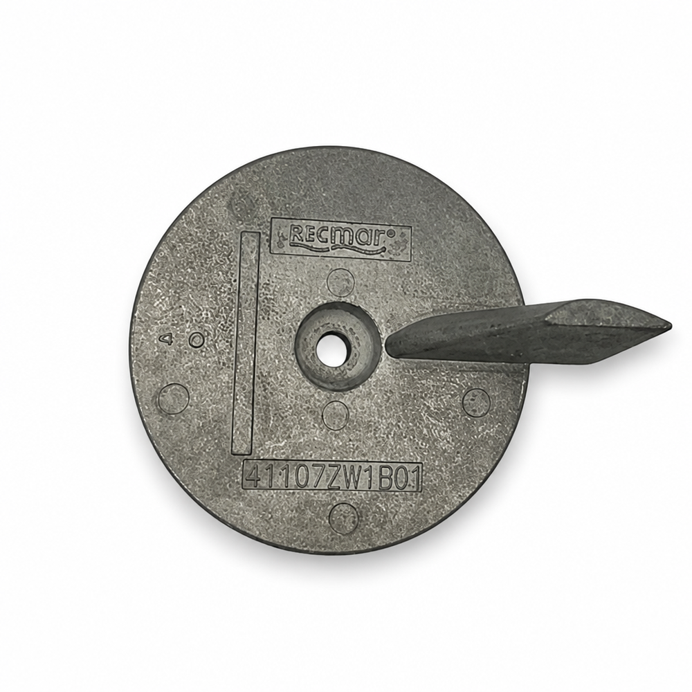 Recmar REC41107-ZW1-B01ZAAL marine anode product image - clean product image
