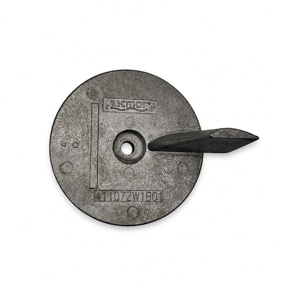 Recmar REC41107-ZW1-B01ZA marine anode product image - clean product image