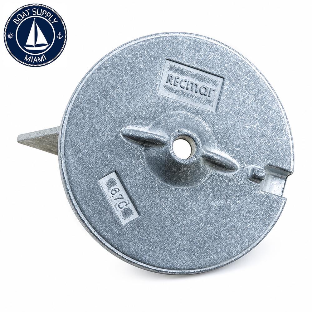 Recmar REC67C-45371-00 marine anode - Boat Supply Miami - clean product image