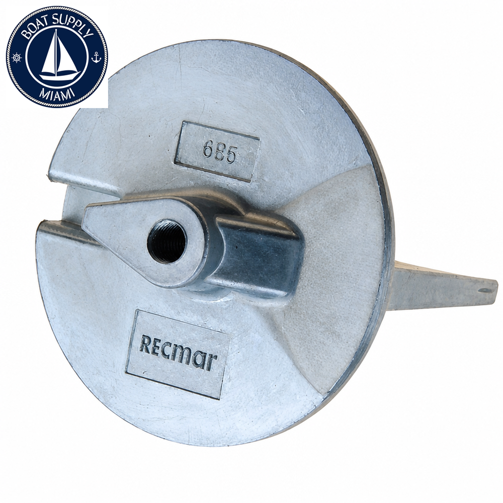 Recmar REC6E5-45371-01 marine anode - Boat Supply Miami - clean product image