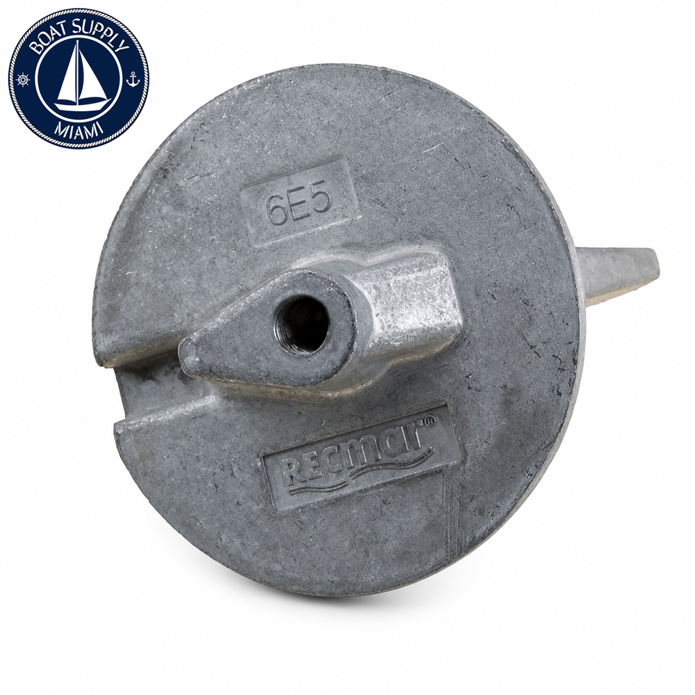 Recmar REC6E5-45371-01AL marine anode - Boat Supply Miami - clean product image