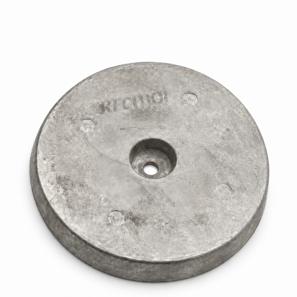 Ánodo de Zinc Recmar REC8123 Placa Circular Popa Diámetro 160 mm