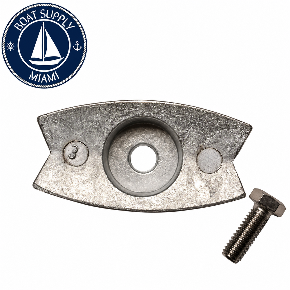 Ánodo de Zinc Recmar REC9452 Placa Hélice QL Volvo