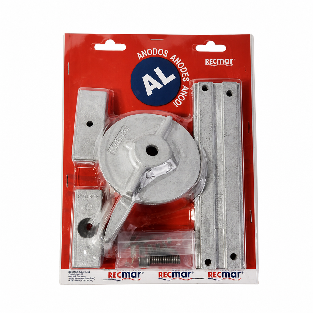 Recmar RECKITM40-60AL marine anode product image - clean product image