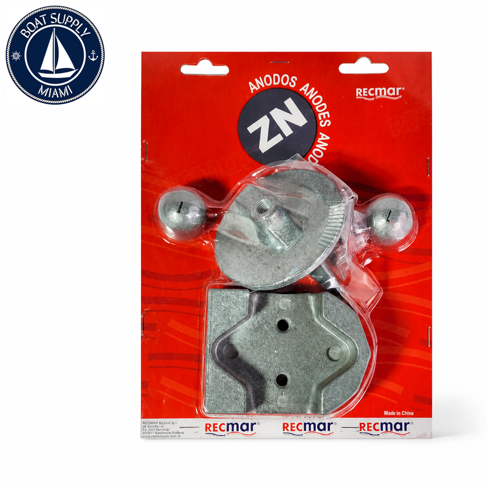Recmar RECKITMALPHA1ZN marine anode - Boat Supply Miami - clean product image