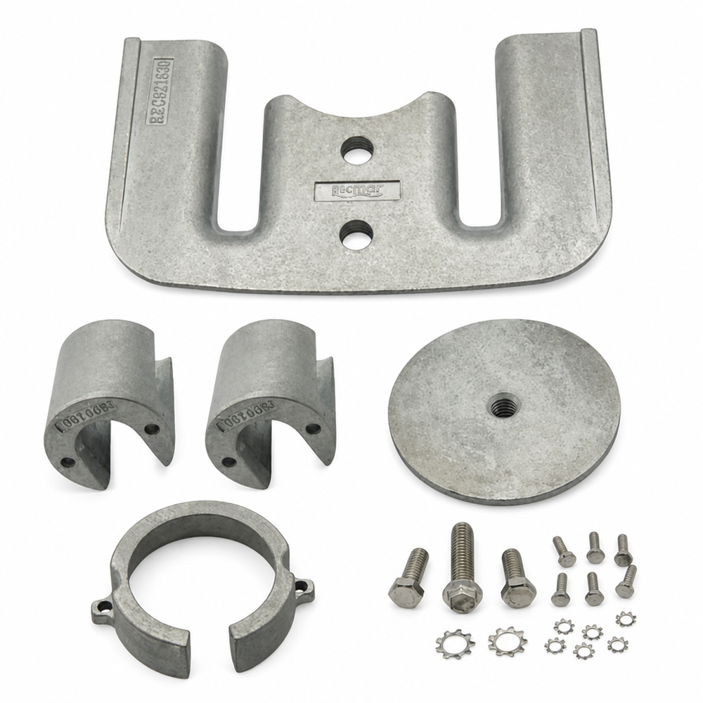 Recmar RECKITMBRAVO1AL marine anode product image - clean product image