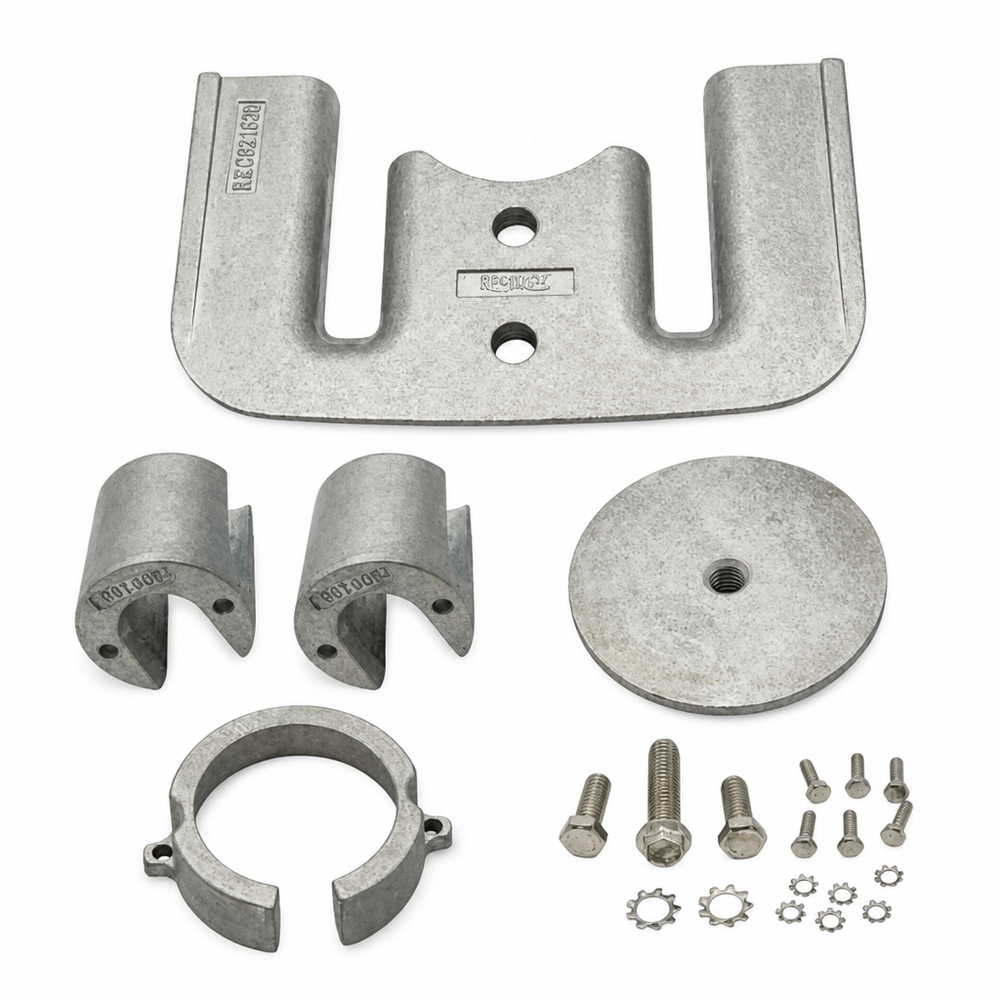 Recmar RECKITMBRAVO1ZN marine anode product image - clean product image