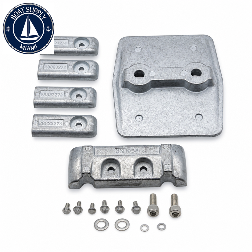 Recmar RECKITMV6-V8AL marine anode - Boat Supply Miami - clean product image