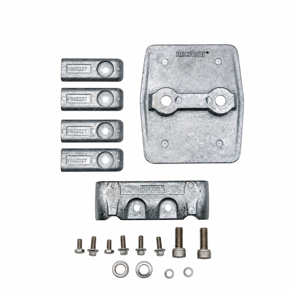 Recmar RECKITMV6-V8AL marine anode product image - clean product image