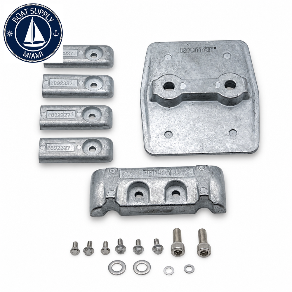 Recmar RECKITMV6-V8M marine anode - Boat Supply Miami - clean product image