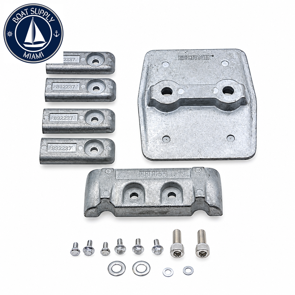 Recmar RECKITMV6-V8ZN marine anode - Boat Supply Miami - clean product image