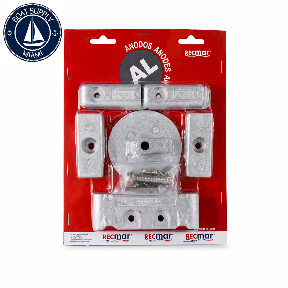 Recmar RECKITMVERADO6AL marine anode - Boat Supply Miami - clean product image