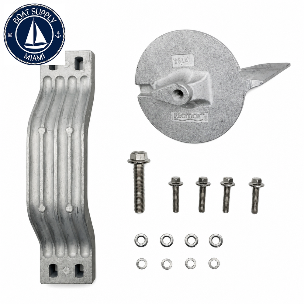 Recmar RECKITY200-250ZN marine anode - Boat Supply Miami - clean product image