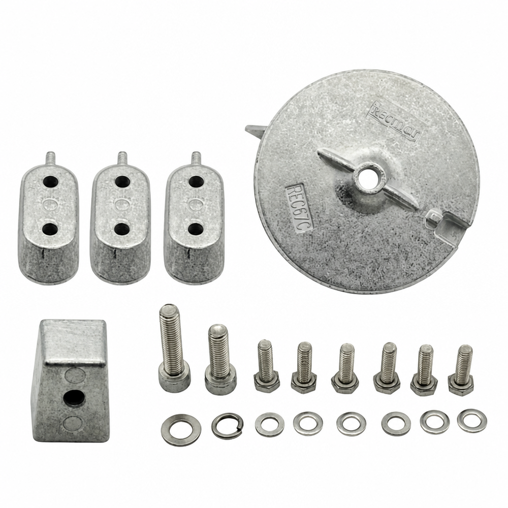 Recmar RECKITY40-60ZN marine anode product image - clean product image