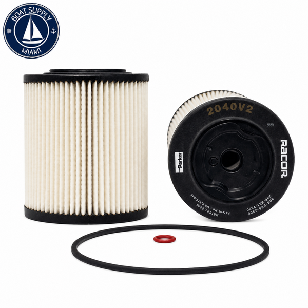Racor 2040V2 Turbine Series Replacement Element 2 Micron | Elemento de Reemplazo Racor Serie Turbine 2 Micrones 2040V2