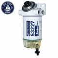 Racor 490R-RAC-01 90 GPH Gas Fuel Filter/Water Separator with Primer Pump | Filtro/Separador de Agua para Combustible Gasolina Racor 490R-RAC-01 90 GPH con Bomba Cebadora