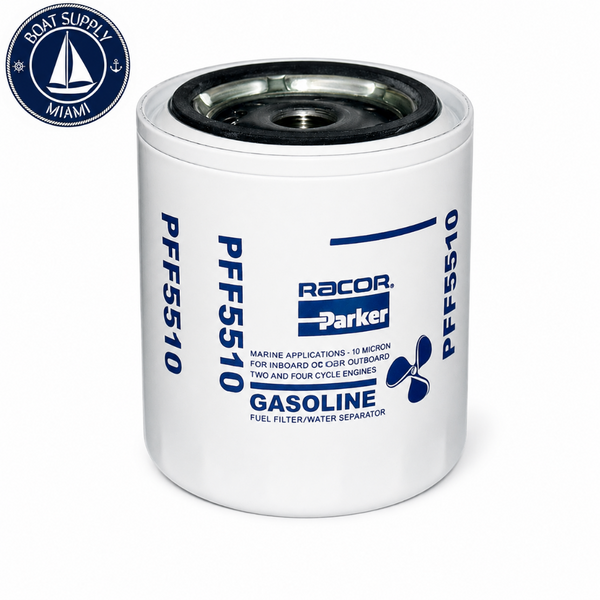 Racor PFF5510 10 Micron Gasoline Fuel Filter/Water Separator | Filtro/Separador de Agua para Combustible Gasolina Racor PFF5510 10 Micrones
