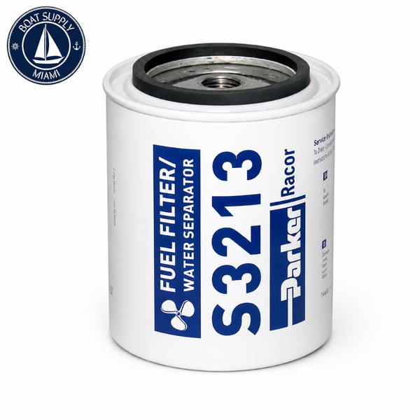 Racor S3213 10 Micron Gasoline Fuel Filter Element | Elemento de Filtro de Combustible Gasolina Racor S3213 10 Micrones