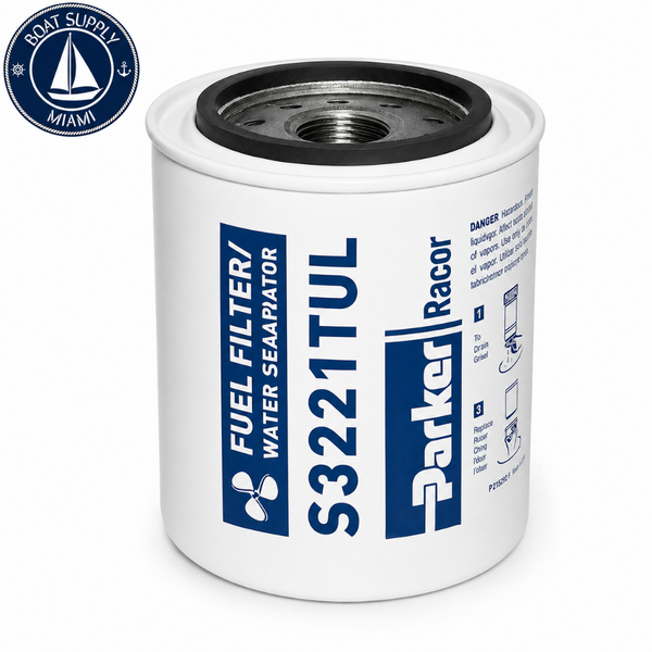Racor S3221TUL 10 Micron Gasoline Fuel Filter Element | Elemento de Filtro de Combustible Gasolina Racor S3221TUL 10 Micrones