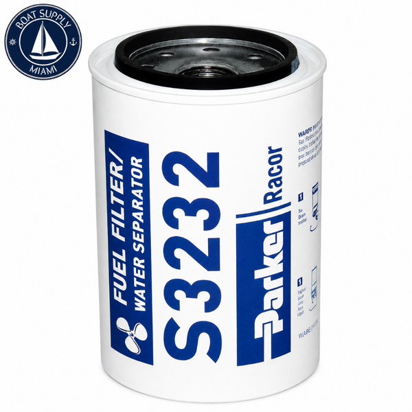 Racor S3232 10 Micron Gasoline Fuel Filter Element | Elemento de Filtro de Combustible Gasolina Racor S3232 10 Micrones