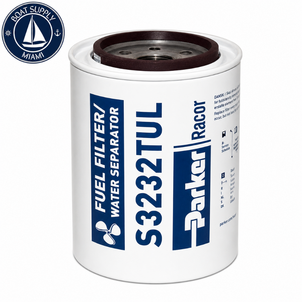 Racor S3232TUL 10 Micron Gasoline Fuel Filter Element | Elemento de Filtro de Combustible Gasolina Racor S3232TUL 10 Micrones