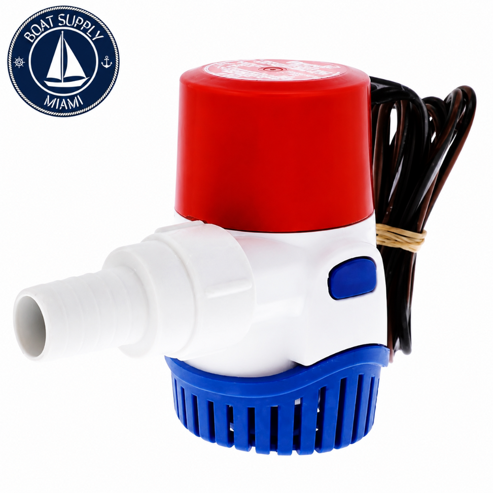 Rule 25SA6WC 500 GPH Automatic Bilge Pump 12V  Bomba de Sentina Automática Rule 500 GPH 12V Modelo 25SA6WC