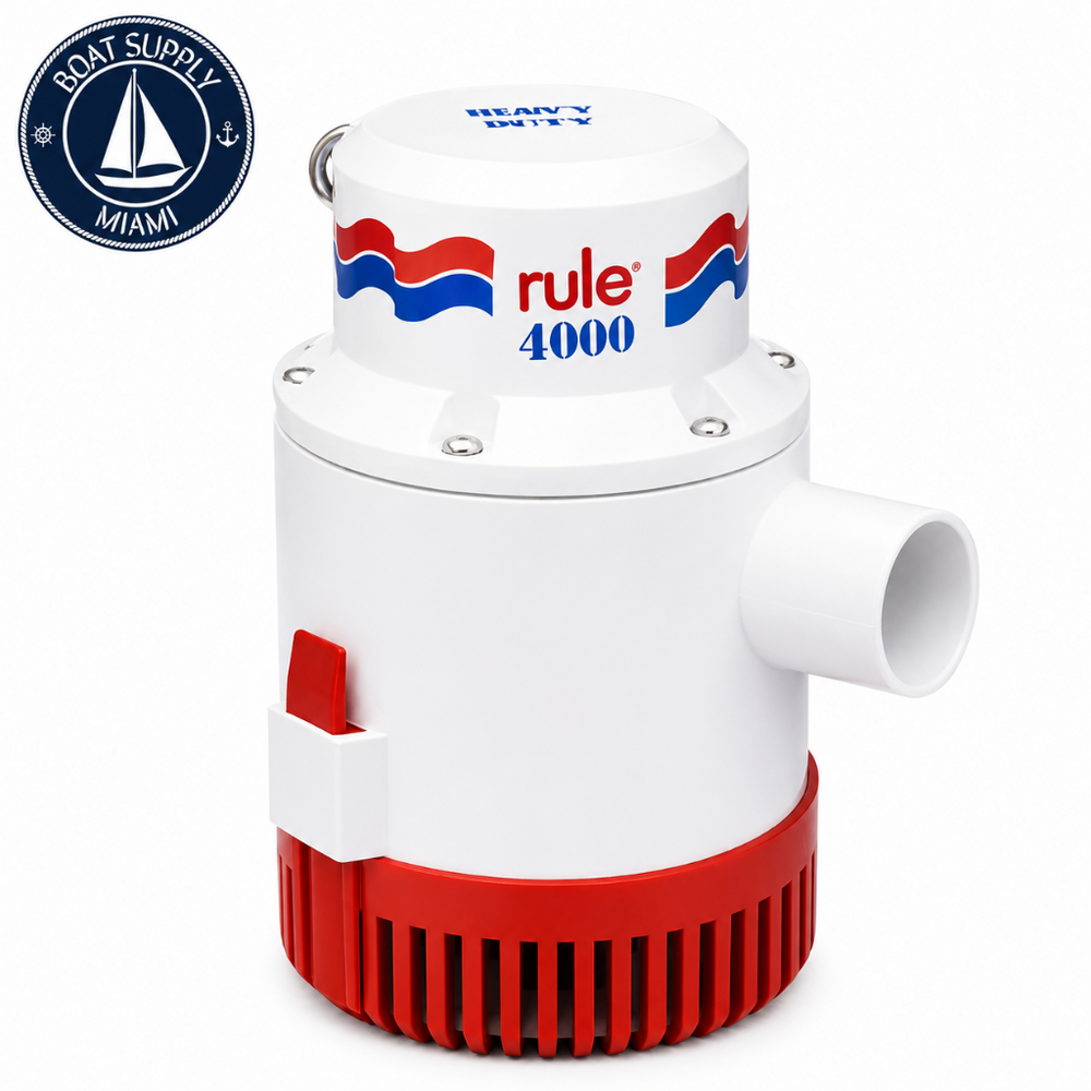 Rule 4000 GPH Bilge Pump 24V | Bomba de Sentina Rule 4000 GPH 24V