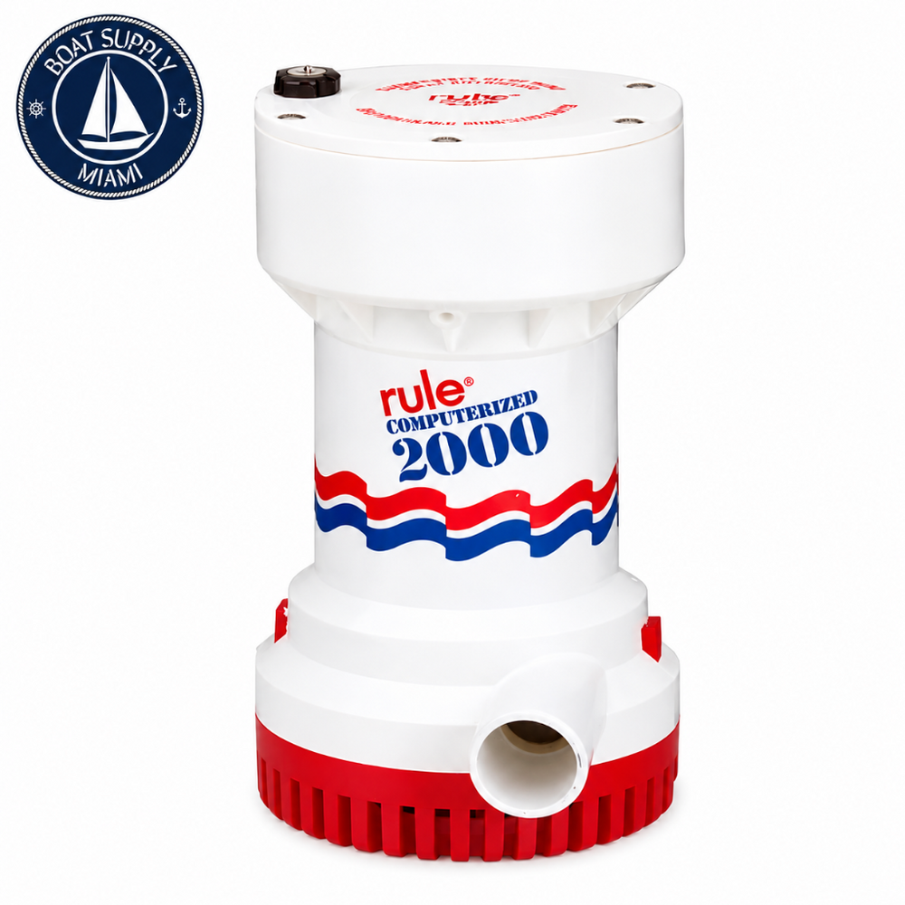Rule 53S 2000 GPH Bilge Pump 12V / Bomba de Achique Rule 53S 2000 GPH 12V