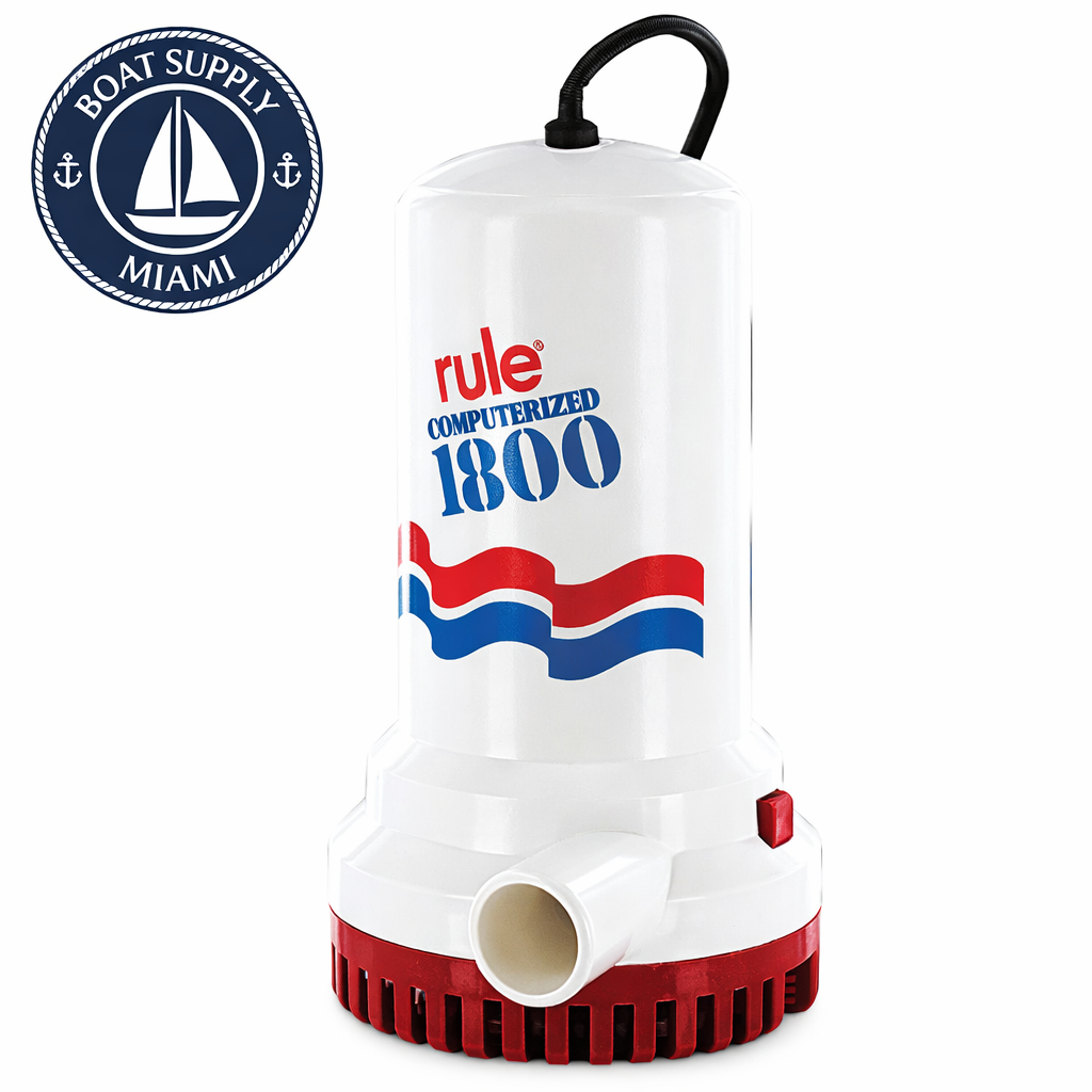 Rule A53S 1800 GPH Automatic 110V AC Pump with Cord | Bomba Automática Rule A53S 1800 GPH 110V AC con Cable