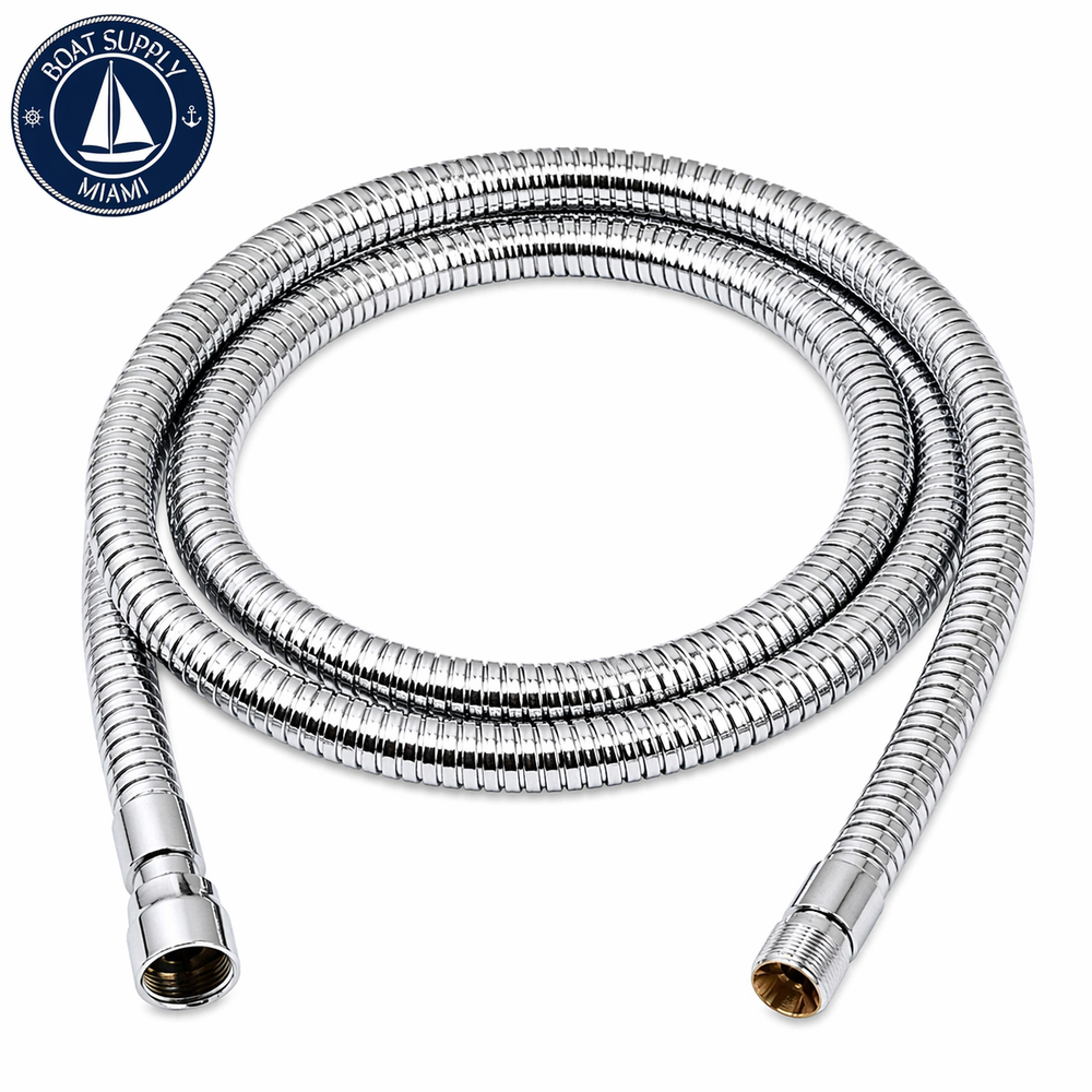 Scandvik 10271 5Ft Chrm Flex Reinforced Hose | Manguera para Ducha Marina Scandvik 10271