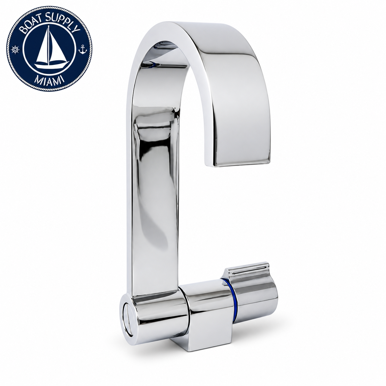 Scandvik 10580P Folding Square Spout Tap Chrome | Grifo Marino Plegable de Pico Cuadrado Cromado Scandvik 10580P