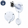 Scandvik 10750P Recessed Transom Shower For Vertical Installation With 6' White Nylon Hose | Ducha Marina Empotrable Scandvik 10750P