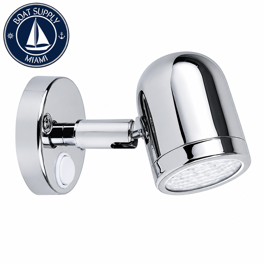 Scandvik 19053P LED Reading Light 304 Stainless Steel 8-30V | Luz LED de Lectura 304 Acero Inoxidable 8-30V Scandvik 19053P