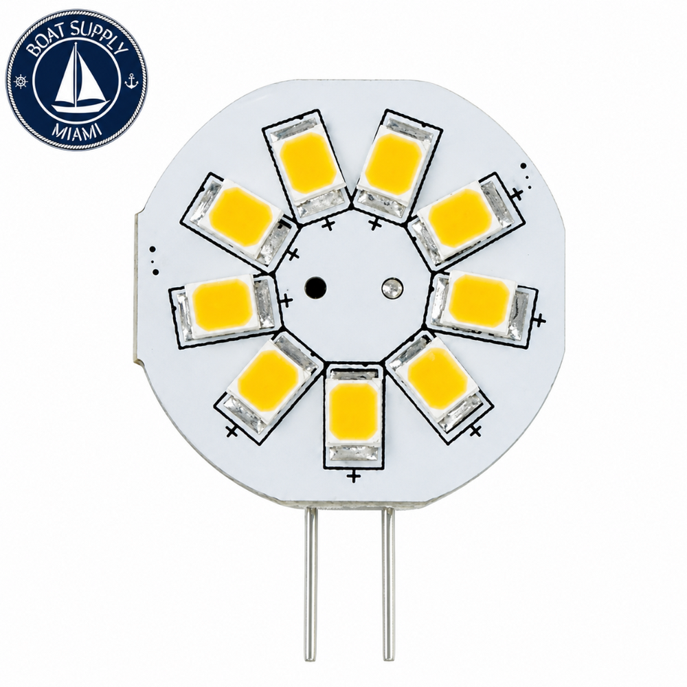 Scandvik 41020P Light G4 Side Pin 6 LED Warm White | Luz G4 Lateral Pin 6 LED Cálida Blanca Blanco Cálido Blanca Scandvik 41020P