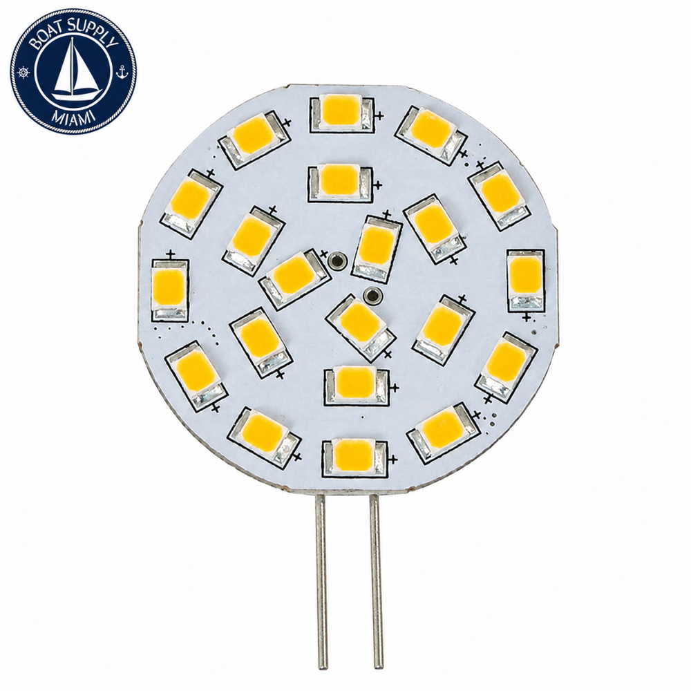 Scandvik 41041P LED G4 Bulb Side Pin Cool White 15smd | Bombillo de Repuesto Blanco Frío Blanca Scandvik 41041P