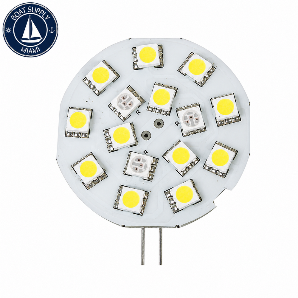 Scandvik 41052P Light G4 Side Pin 15 LED Cool White/bl | Luz G4 Lateral Pin 15 LED Fría White/bl Blanco Frío Blanca Scandvik 41052P