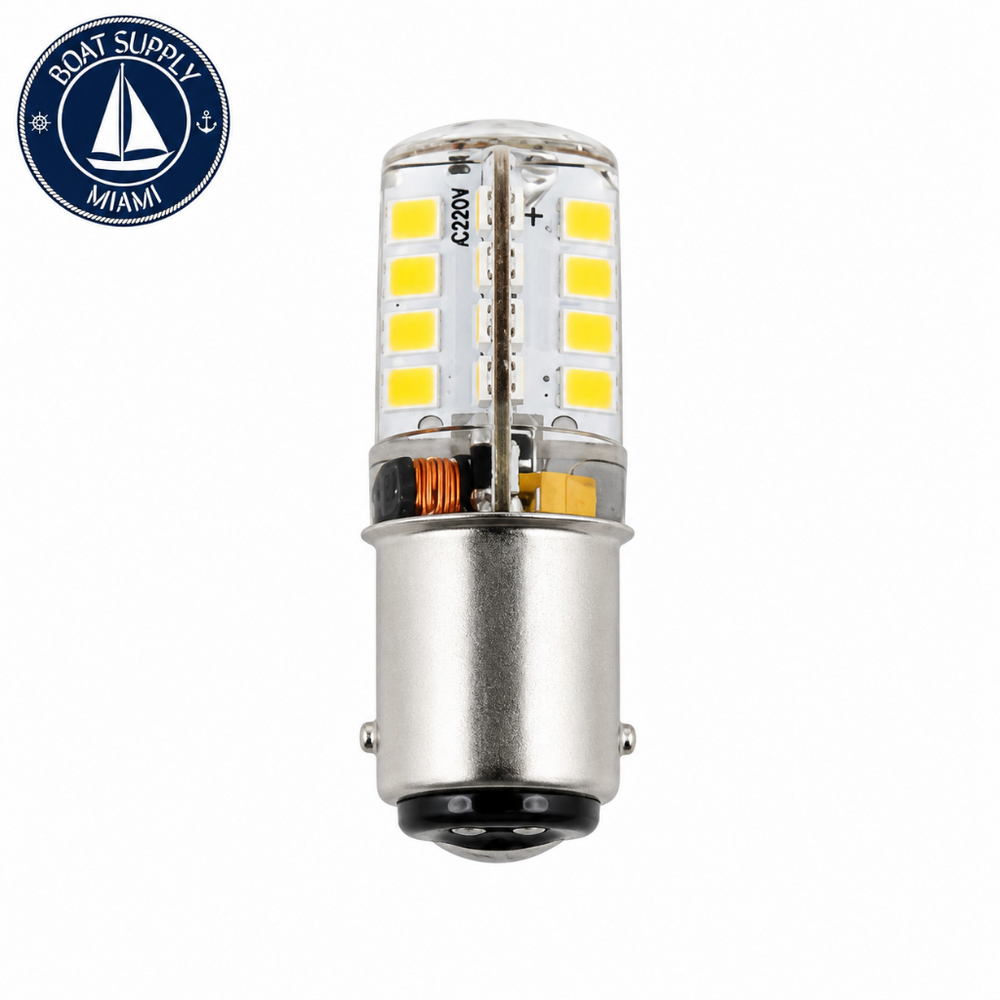 Scandvik 41084P Light Bay15s Tower 18 LED Warm White | Luz Bay15s Tower 18 LED Cálida Blanca Blanco Cálido Blanca Scandvik 41084P