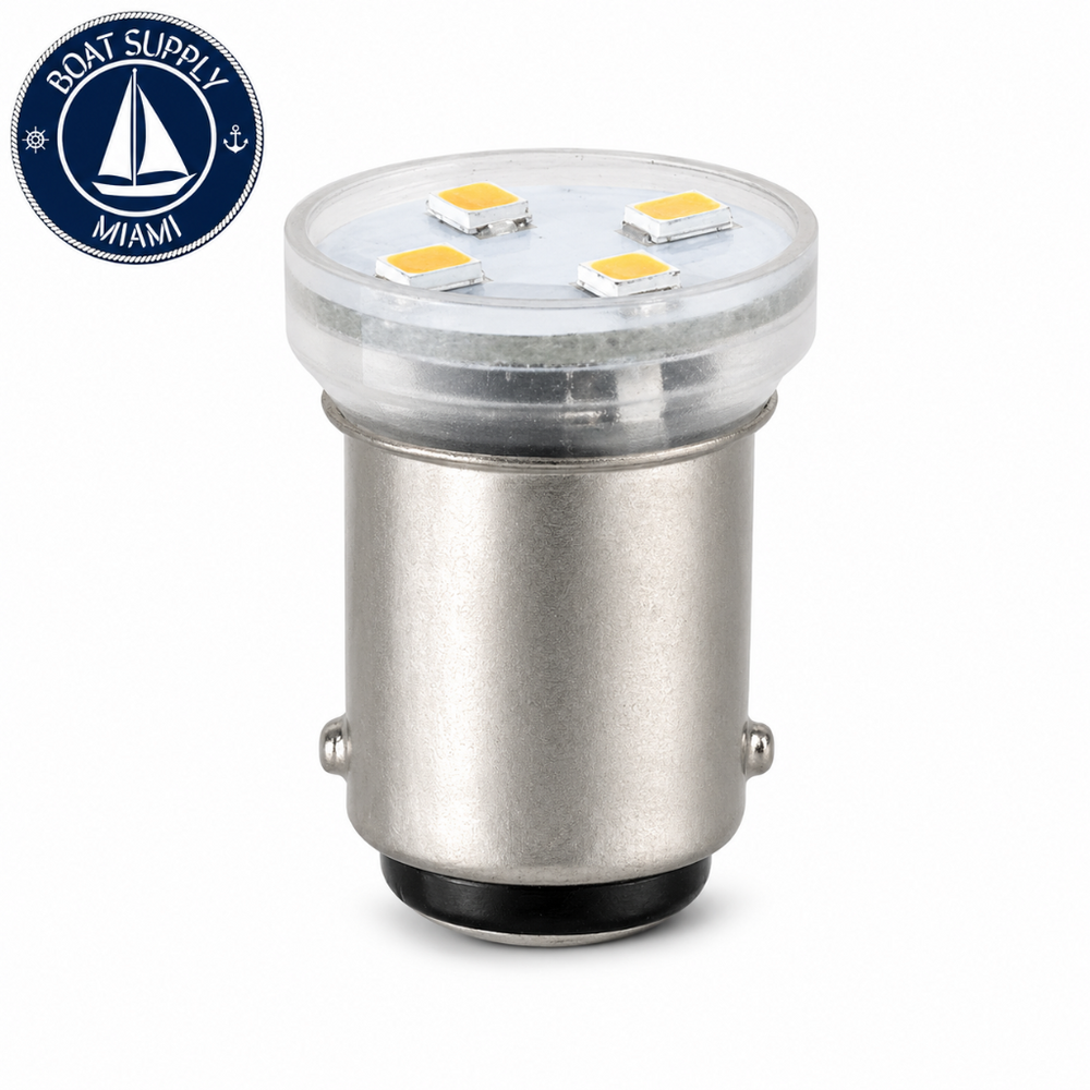 Scandvik 41086P Light Bay 15D Wafer 6 LED Warm White | Luz Bay 15D Wafer 6 LED Cálida Blanca Blanco Cálido Blanca Scandvik 41086P