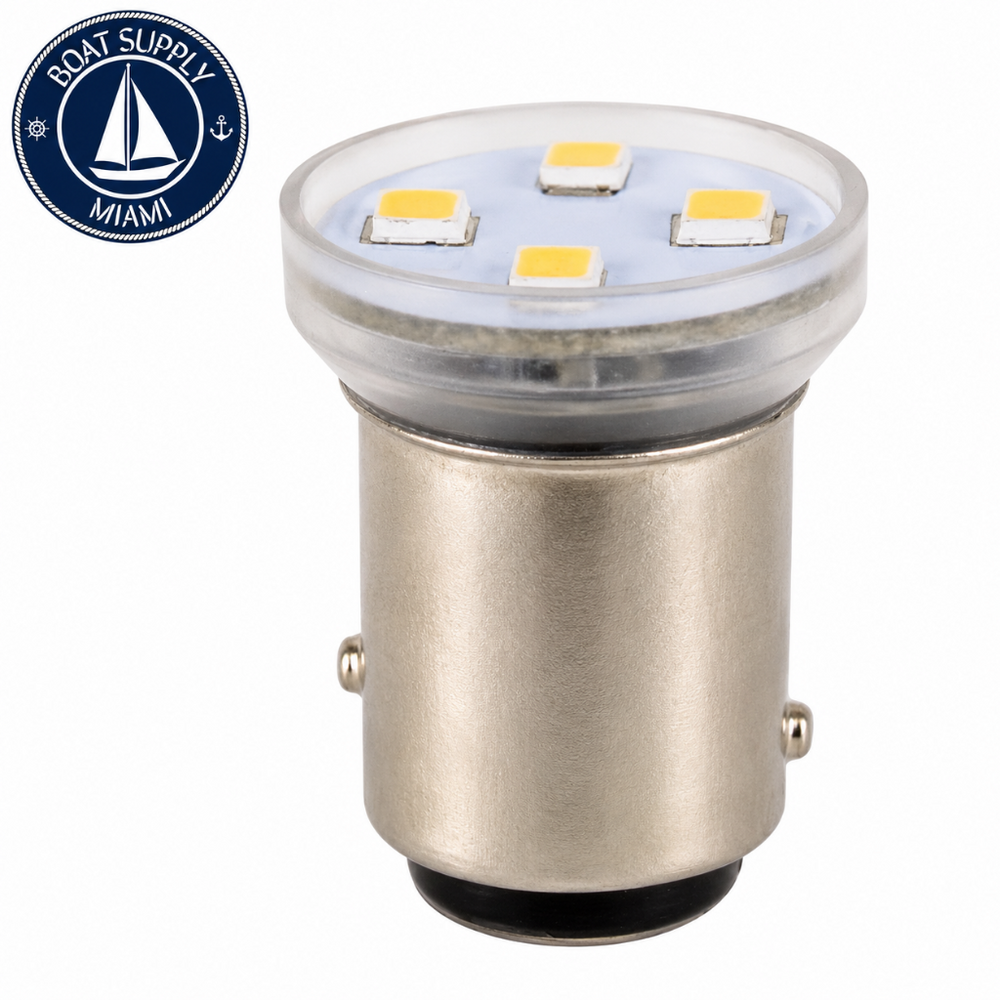 Scandvik 41088P Light Bay 15D Wafer 6 LED Warm White | Luz Bay 15D Wafer 6 LED Cálida Blanca Blanco Cálido Blanca Scandvik 41088P