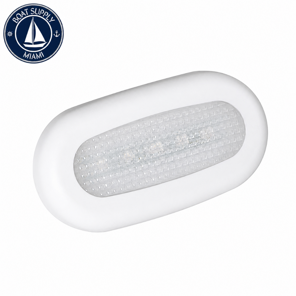 Scandvik 41360P O-5 Surface Mount LED Courtesy Light White  O-5 Montaje Superficial Luz LED de Cortesía Blanco Scandvik 41360P