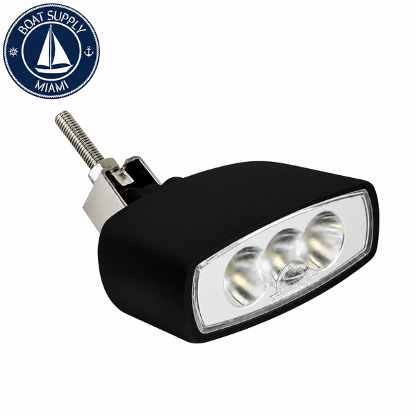 Scandvik 41441P Bracket Mount LED Spreader Light Black 900 Lumens | Luz LED Spreader con Soporte Negra de 900 Lúmenes Scandvik 41441P