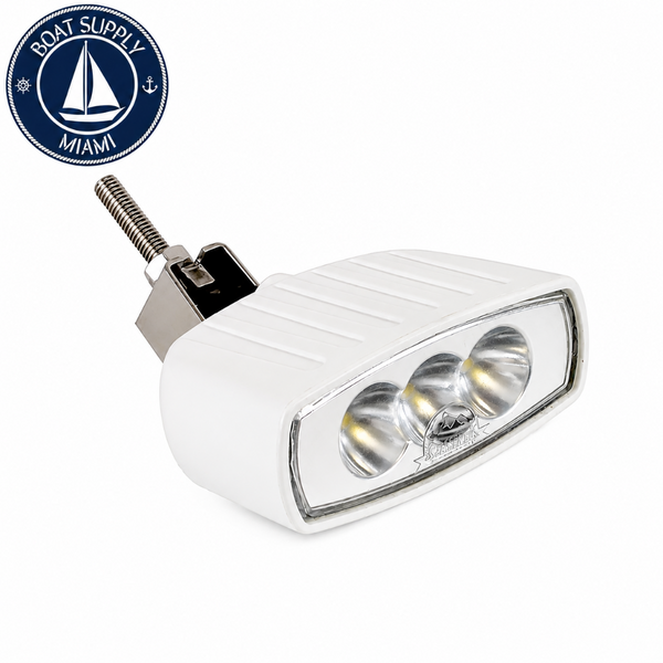 Scandvik 41445P Compact LED Spreader/Deck Light White 610 Lumens | Luz LED Compacta Spreader/Deck Blanca de 610 Lúmenes Scandvik 41445P