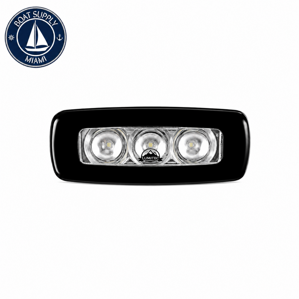 Scandvik 41451P Small Super Bright LED Spreader Light Black 700 Lumens | Luz LED Spreader Súper Brillante Negra de 700 Lúmenes Scandvik 41451P