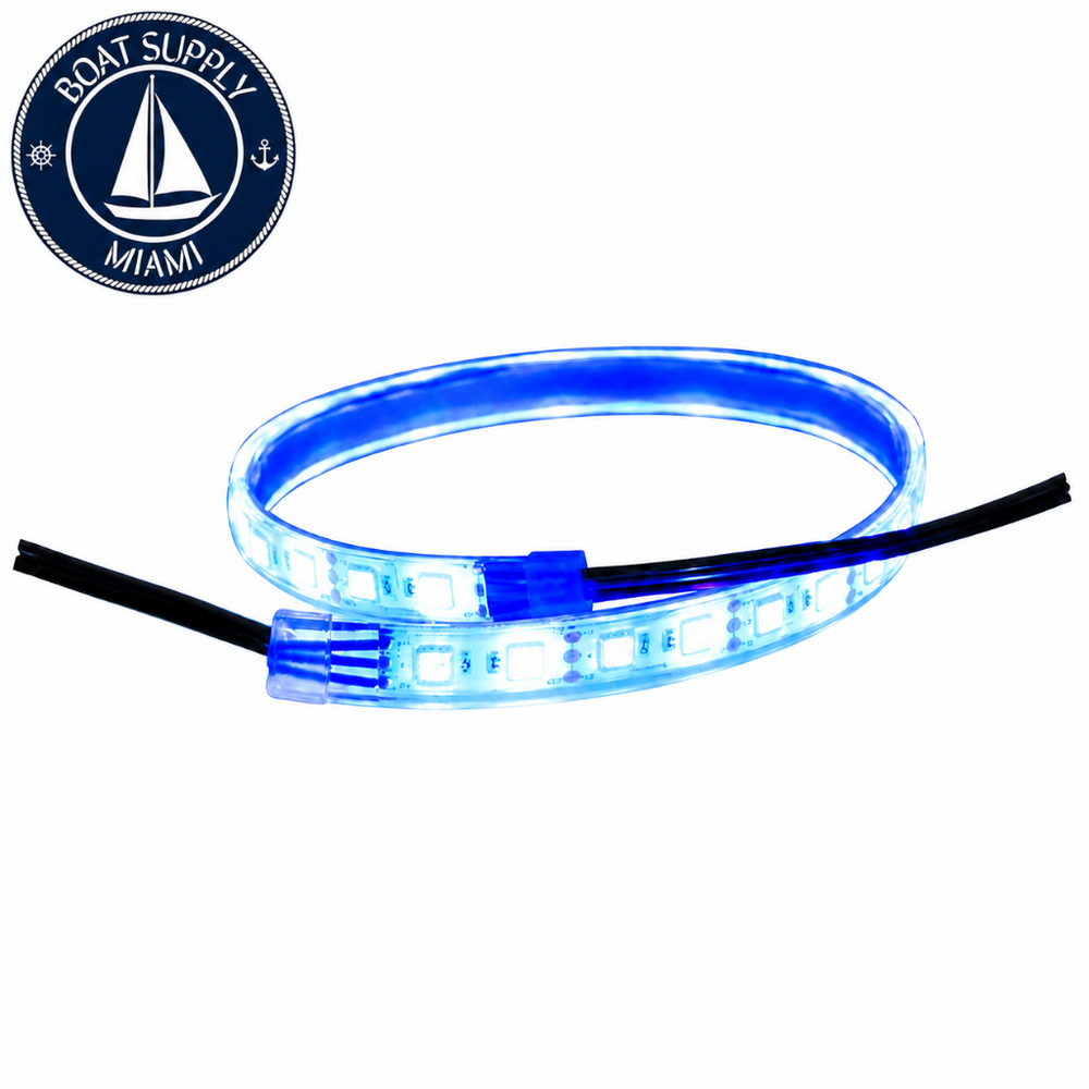 Scandvik 41524P LED Dual Color Flex Strip Cool White/Blue | Tira LED Flexible de Doble Color Blanco Frío/Azul Scandvik 41524P