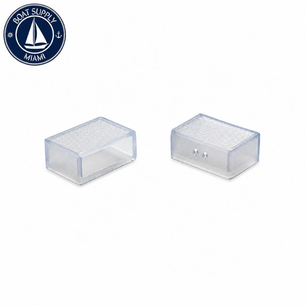 Scandvik 41600 Flex Strip End Caps 2 Pack | Tapas Finales para Tira LED 2 paquete Scandvik 41600