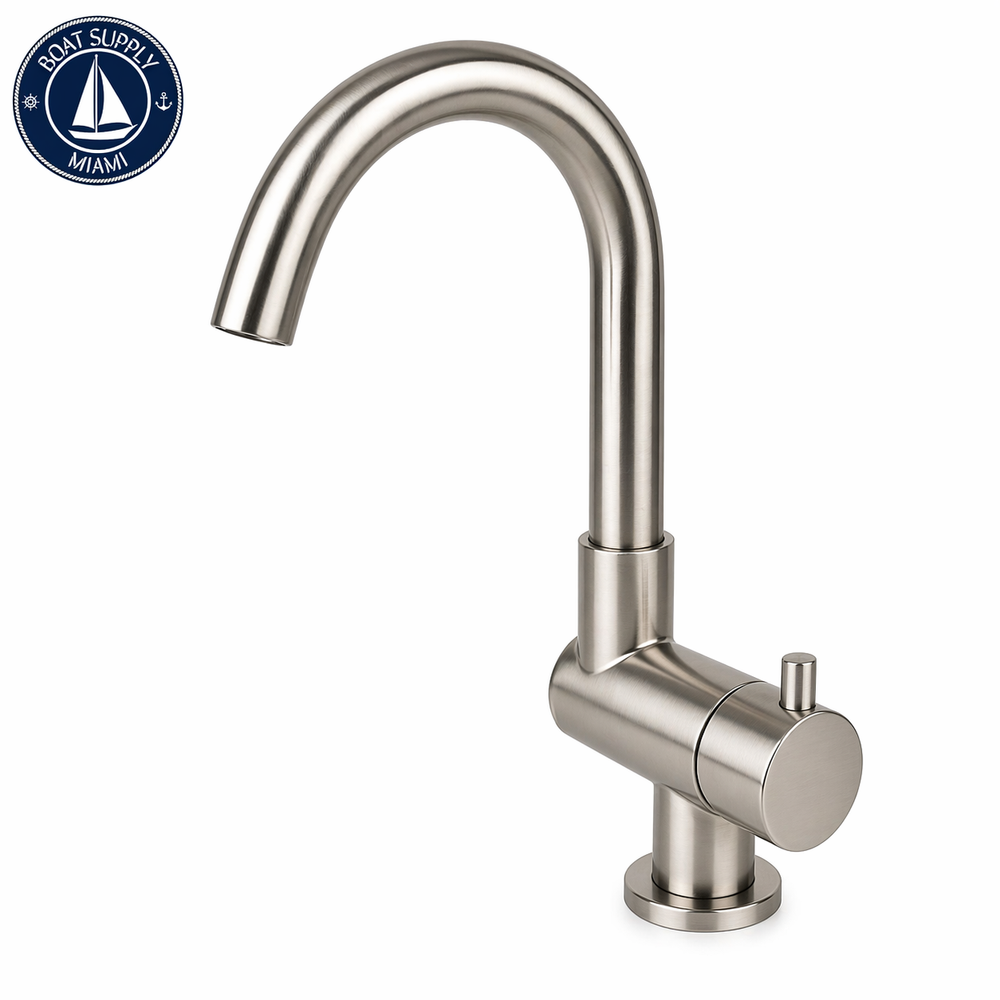 Scandvik 74125 Tap Folding J Spout Brushed Ss | Grifo Plegable de Agua Fría Scandvik 74125